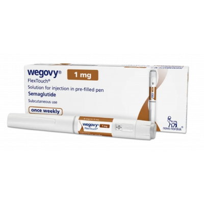 WEGOVY 1 MG FLEXTOUCH ( SEMAGLUTIDE ) SOLUTION FOR SUBCUTANEOUS INJECTION PRE-FILLED PEN